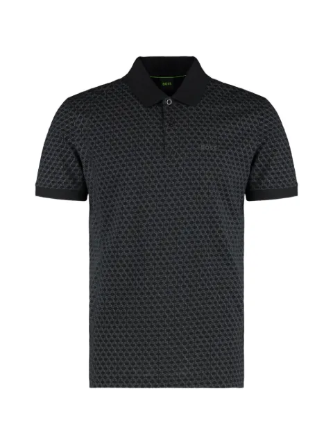 BOSS playera tipo polo de algodón