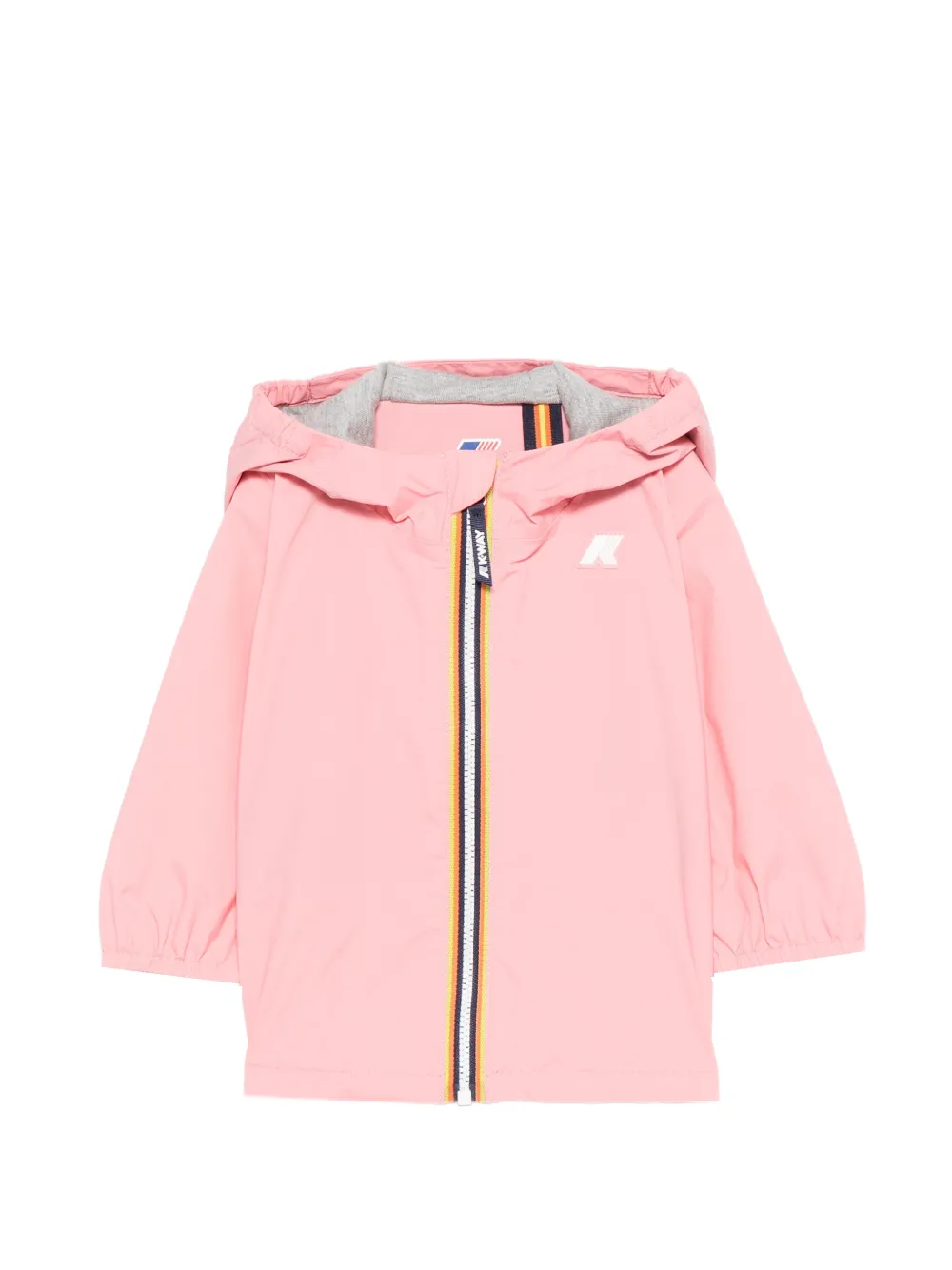 K Way Kids hooded zip jacket - Rosa