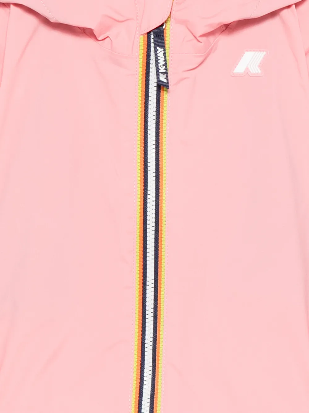  K Way Kids Hooded Zip Jacket - Pink 