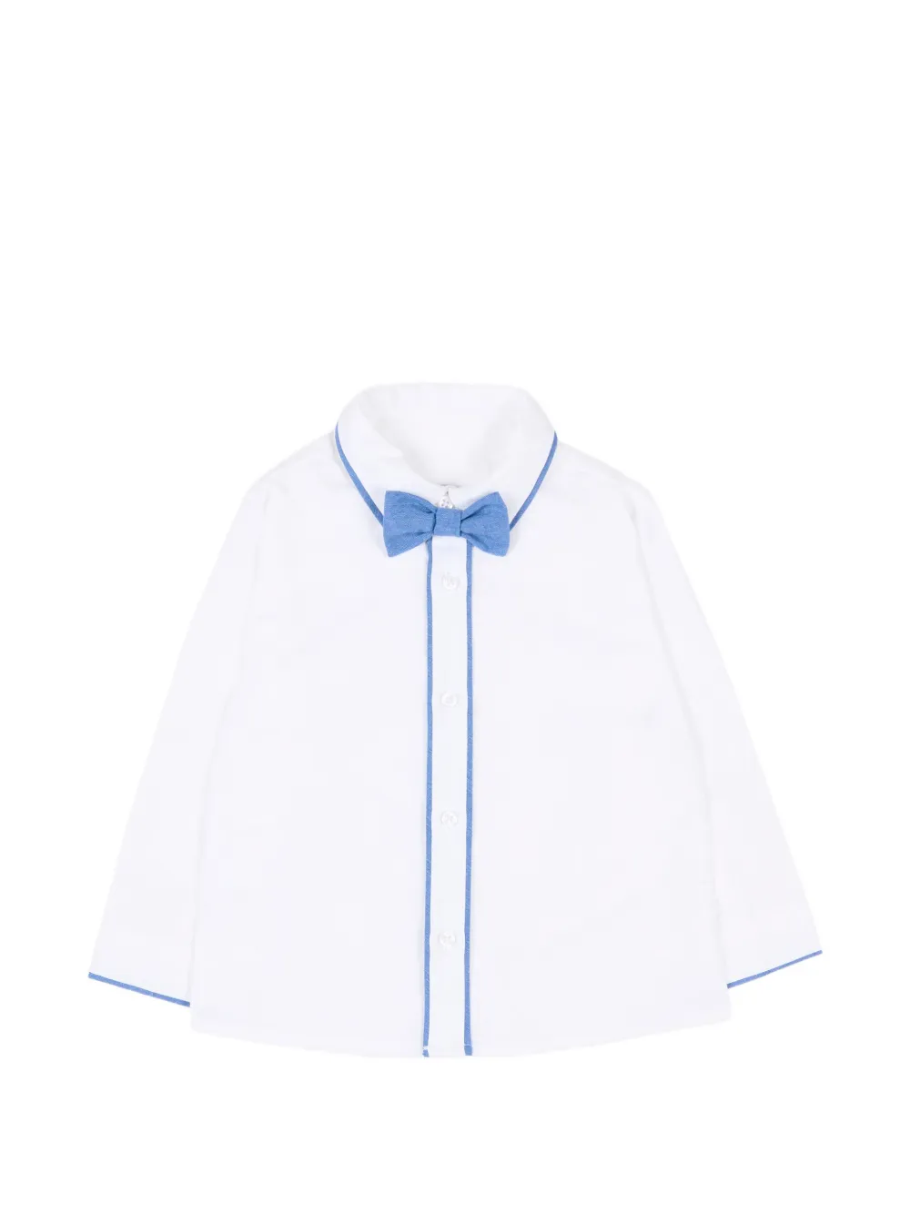 Mayoral bow trim shirt - Bianco