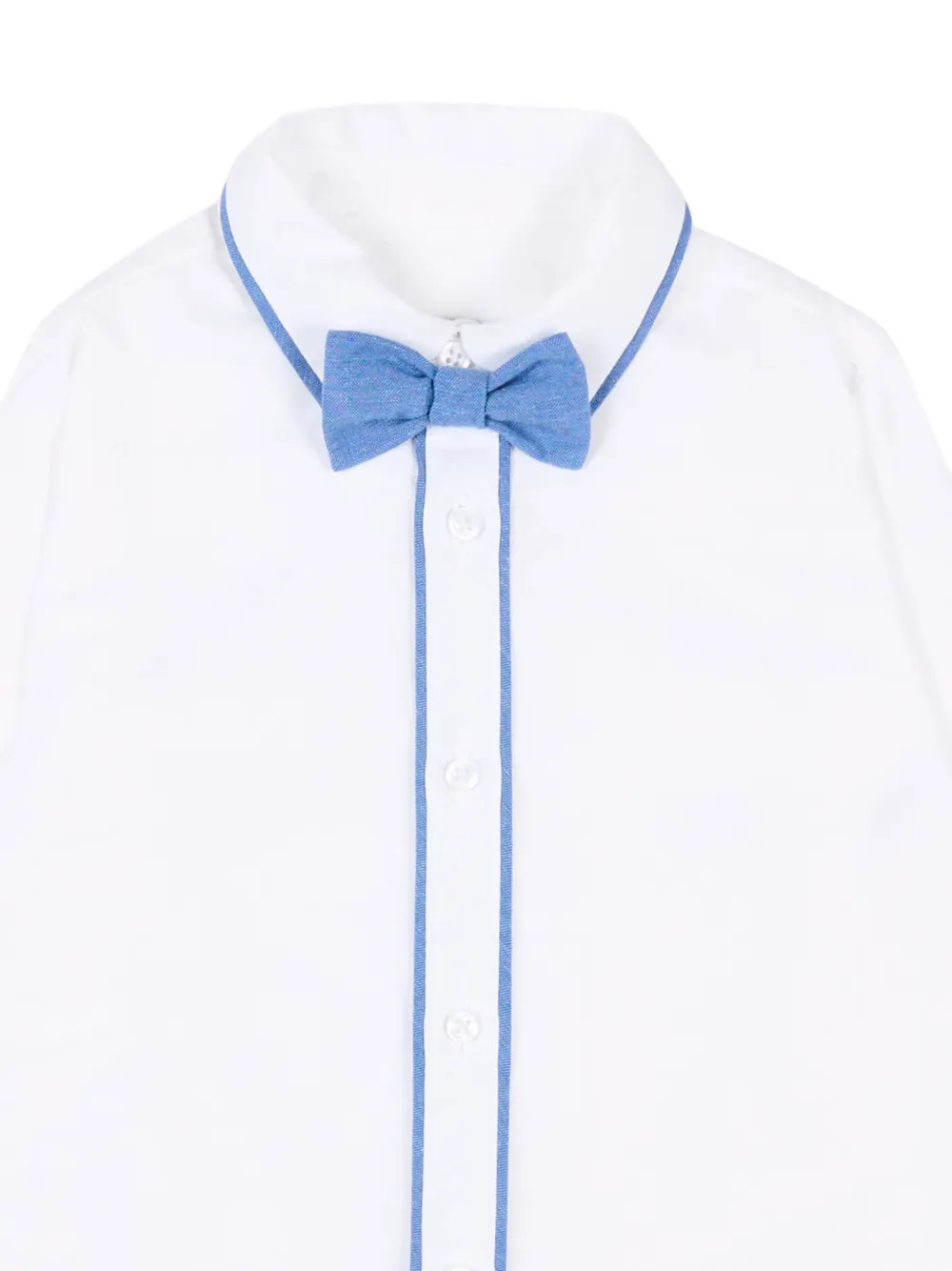 Mayoral Shirt met strik afwerking Wit