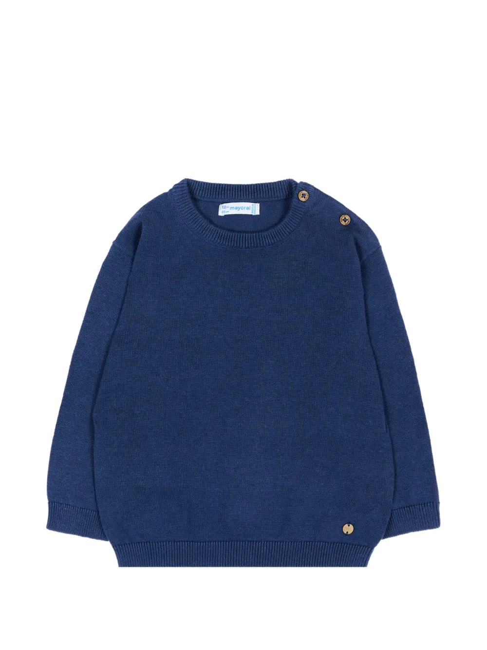 Mayoral buttoned knitted top - Blu