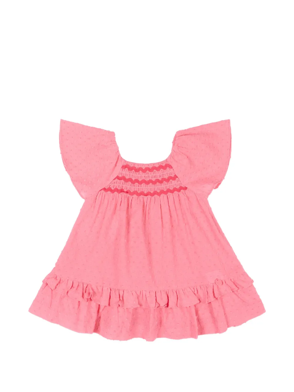 Mayoral Jurk met ruches Roze