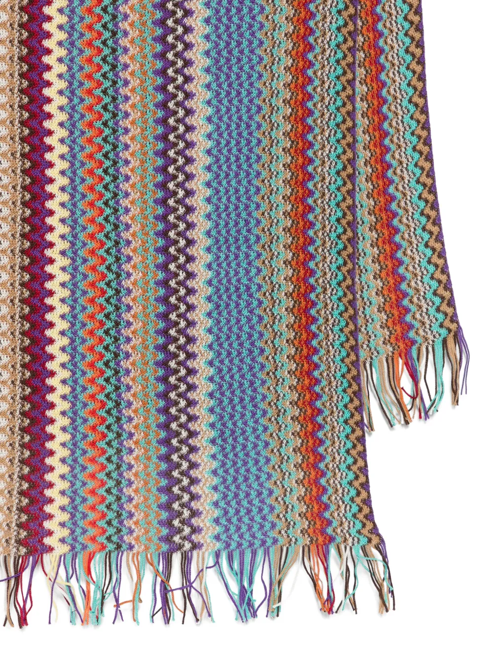  Missoni Fringed Scarf - Blue 