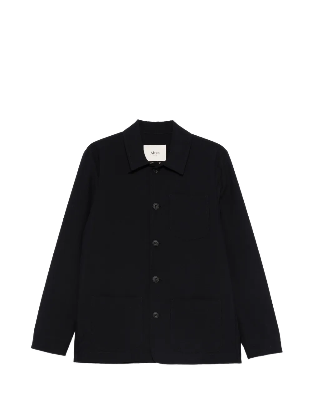 Altea Constantin seersucker shirt jacket - Blu