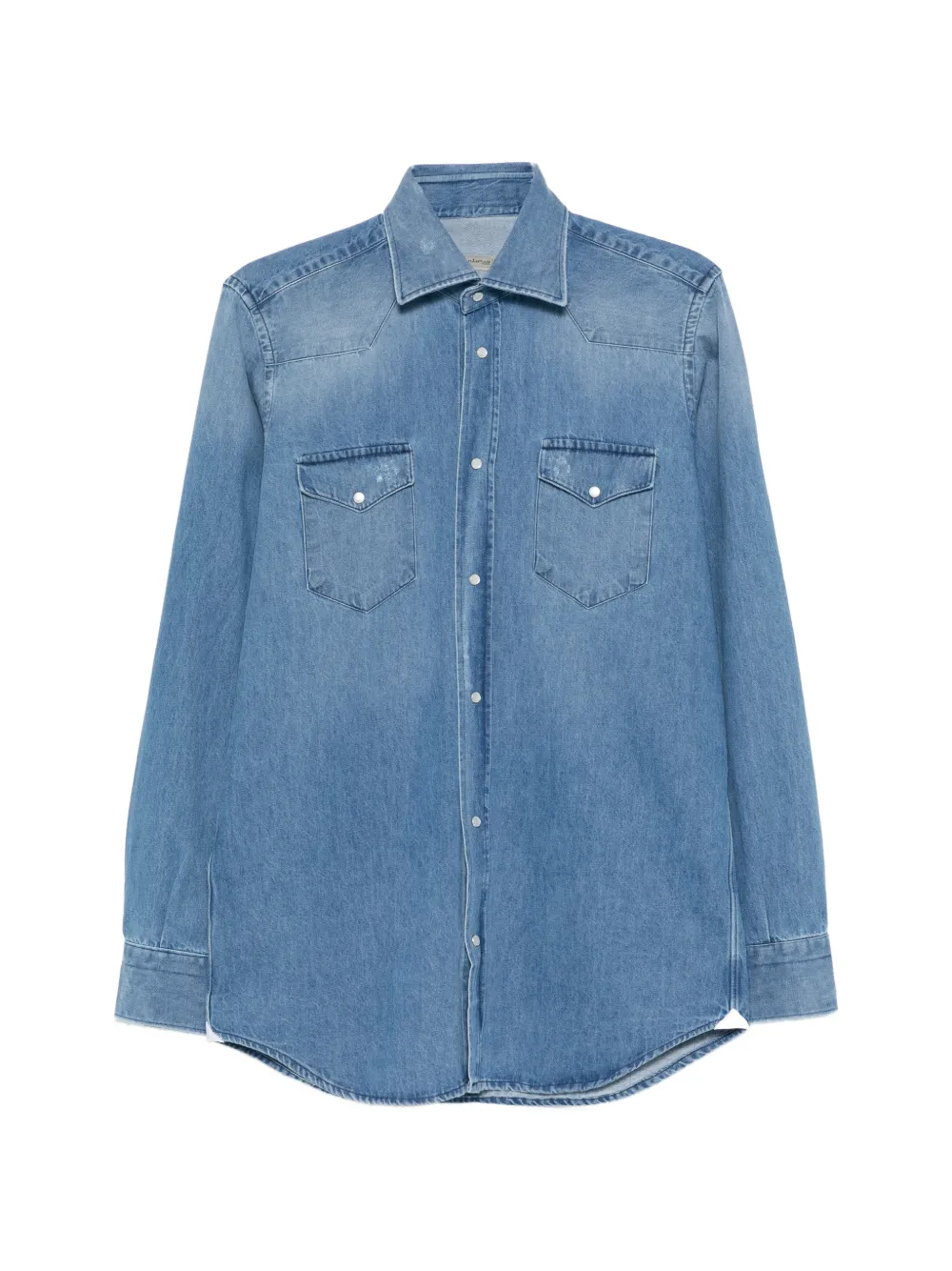 SARTORIO NAPOLI buttoned denim shirt - Blu