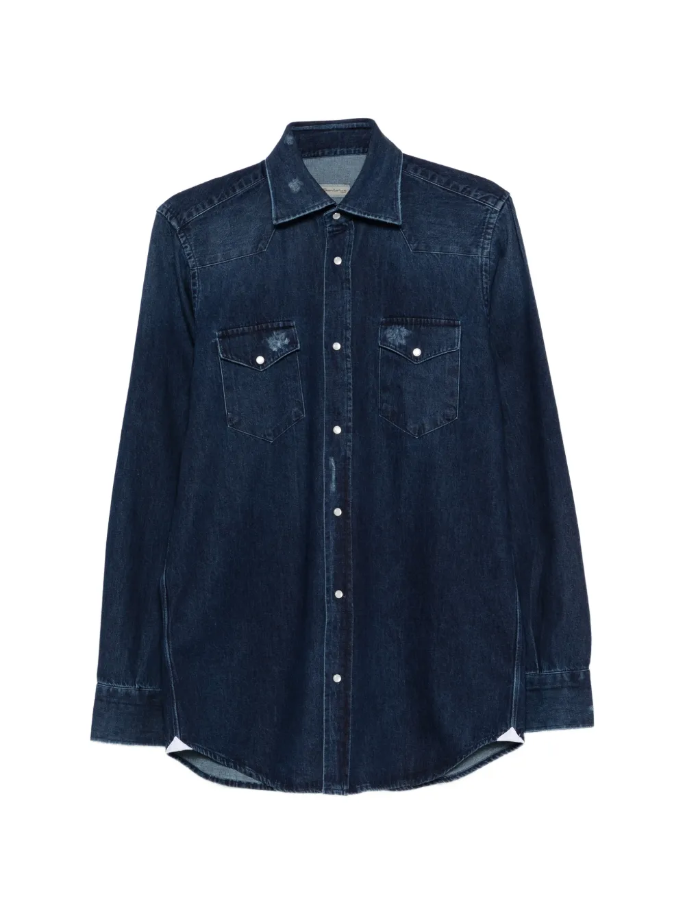 SARTORIO NAPOLI chest-pocket denim shirt - Blu