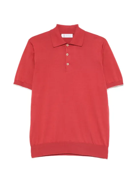 Brunello Cucinelli playera tipo polo con botones