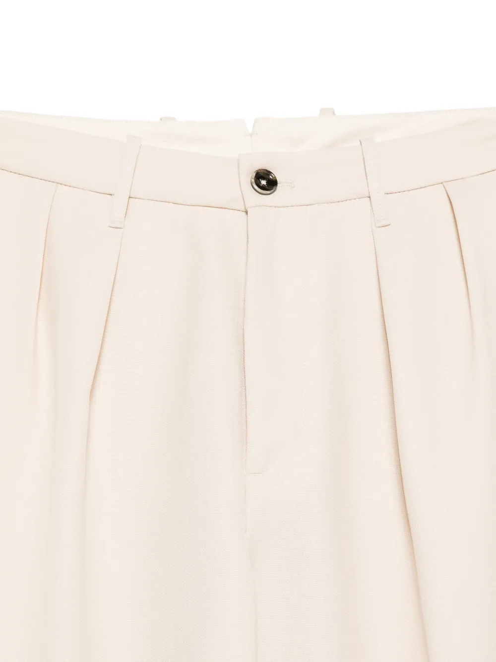  Nine In The Morning Kai Wool Trousers - Neutrals 