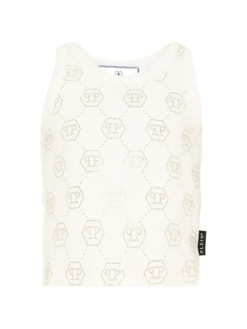 Philipp Plein Junior logo blouse top