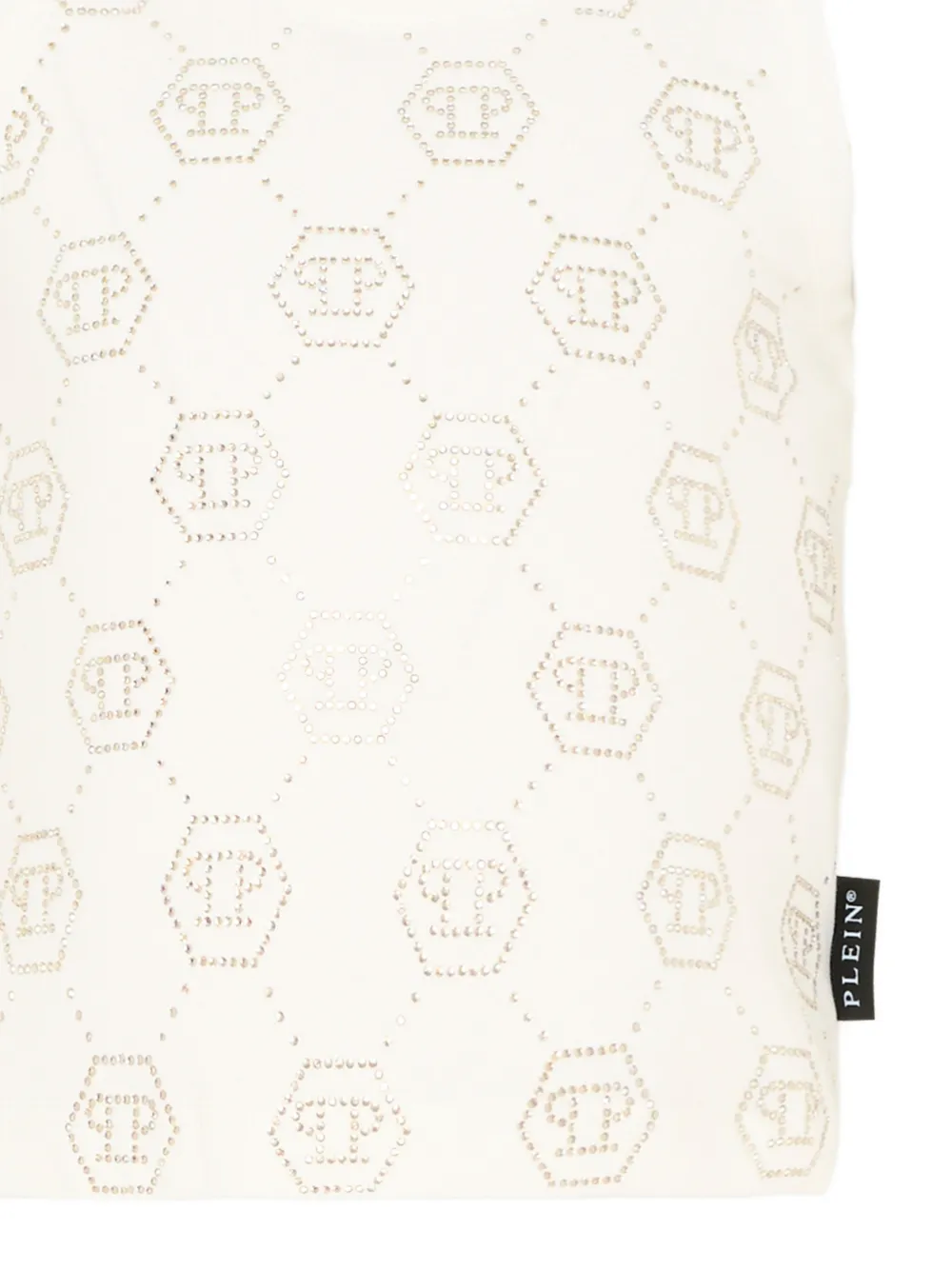 Philipp Plein Junior Blouse met logo Beige