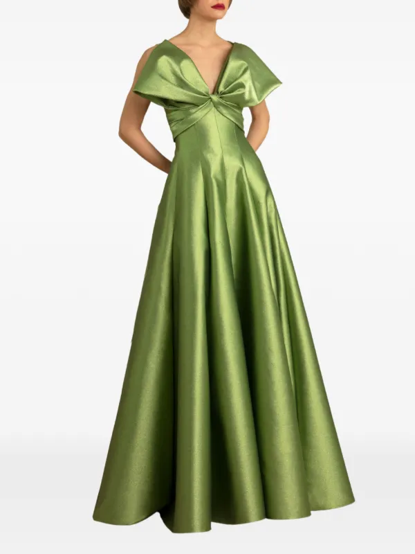gemy maalouf green dress Vivianne