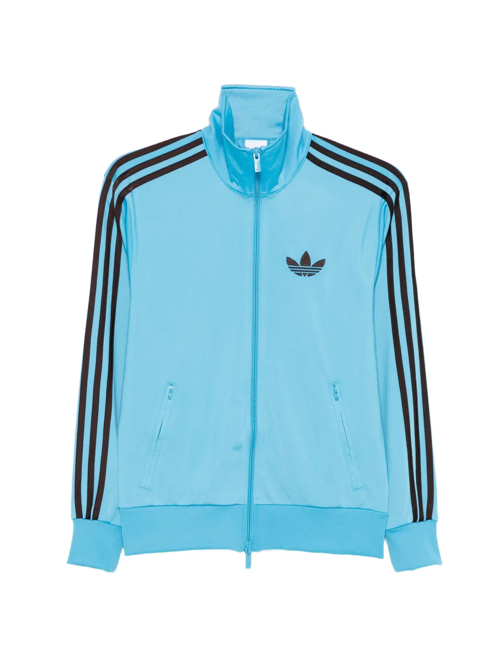 adidas three-stripe zip knitwear - Blu