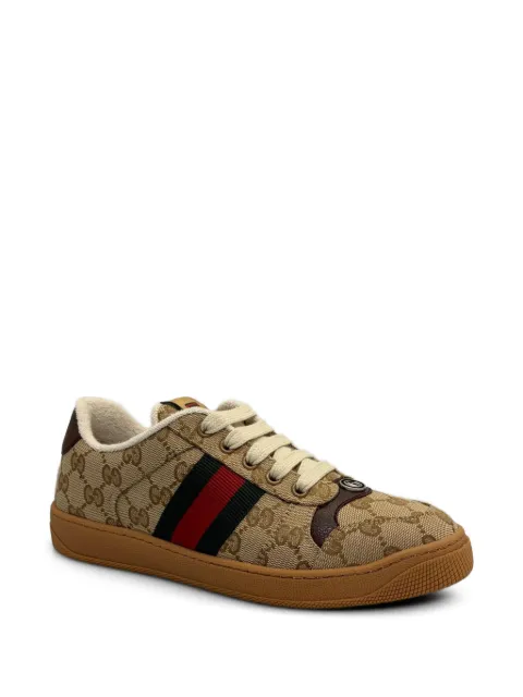Gucci Screener Web-stripe logo-pattern sneakers