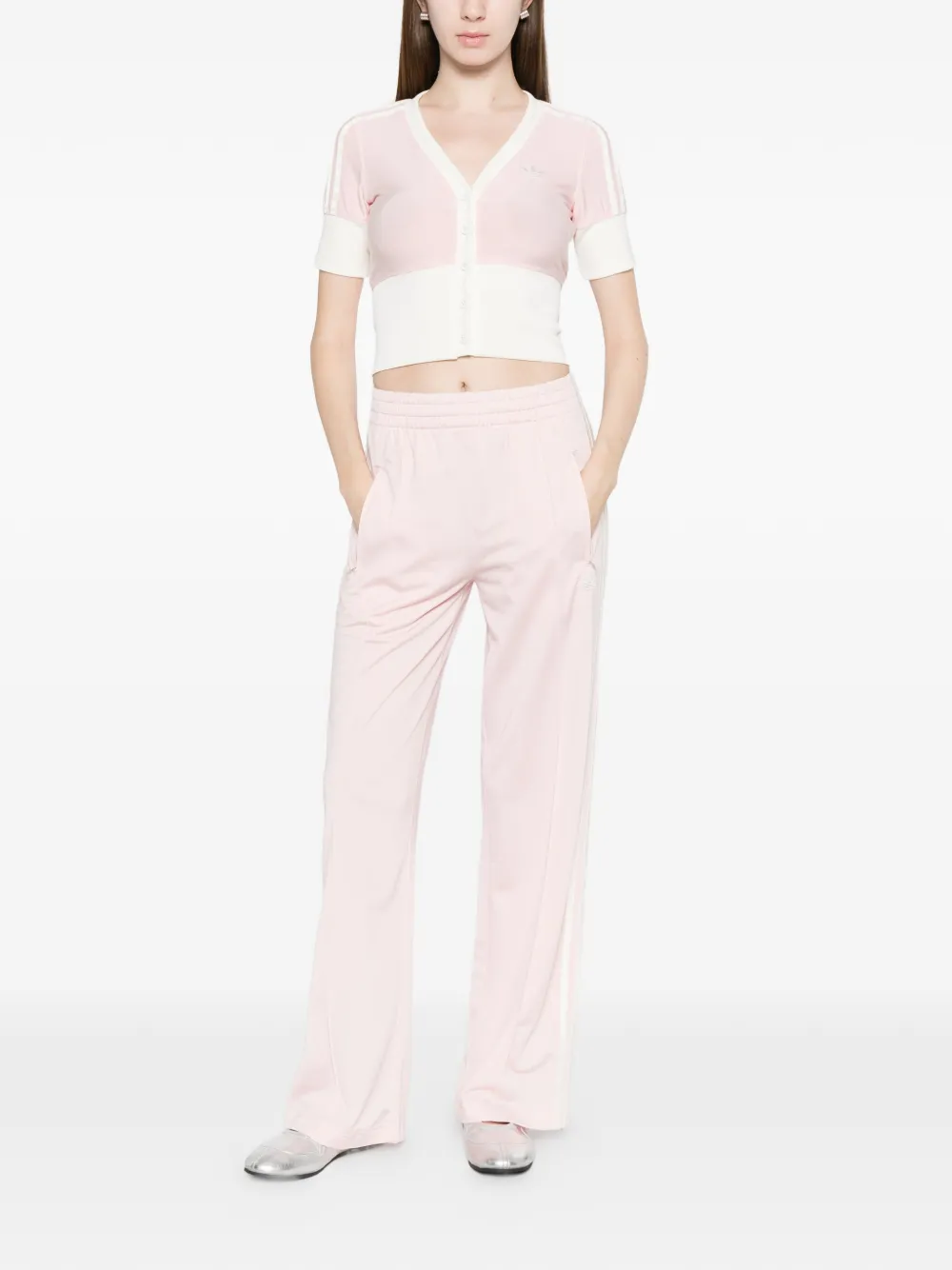 adidas Vest met korte mouwen Roze
