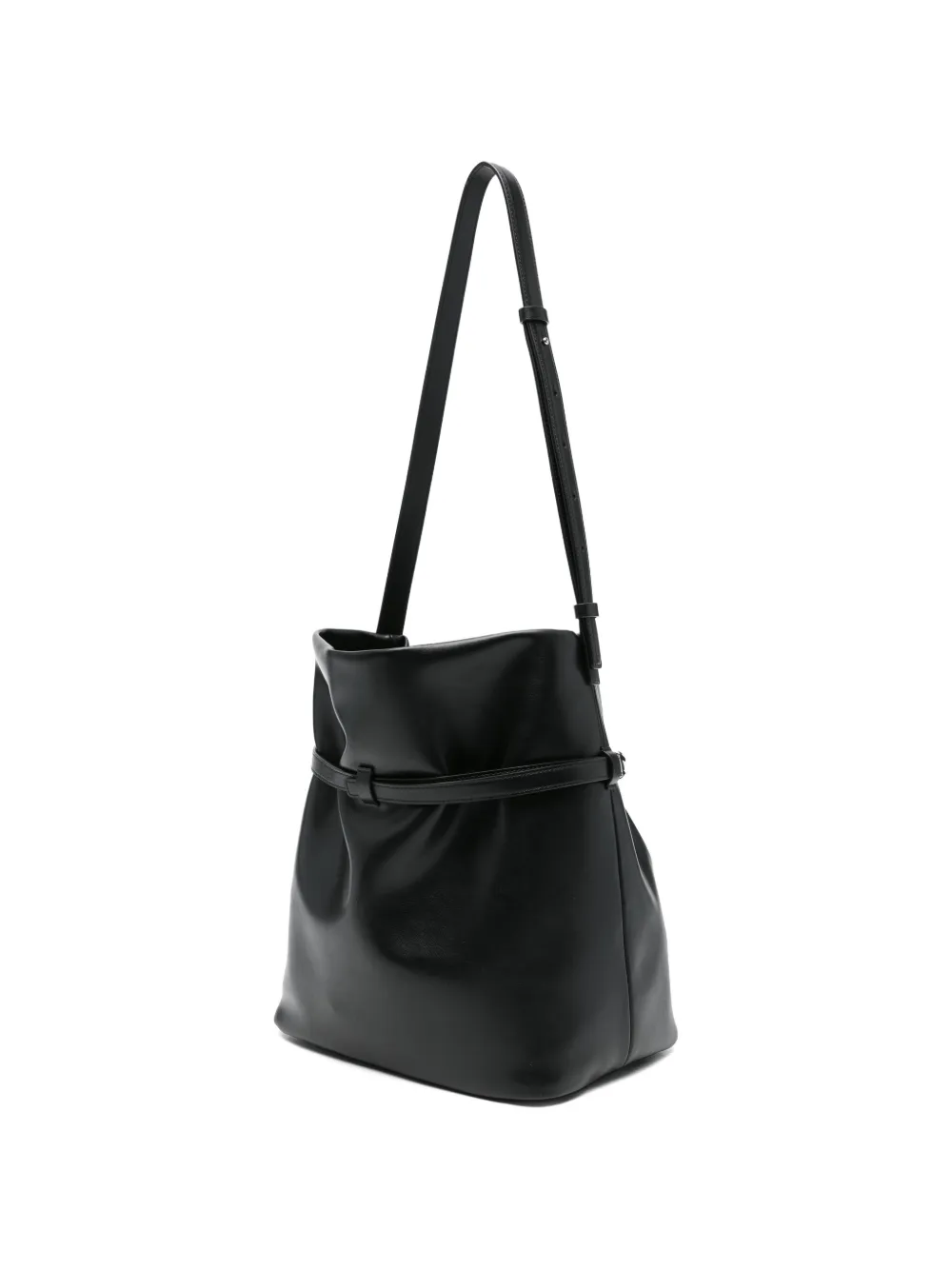 Emporio Armani Bucket-tas met gesp Zwart