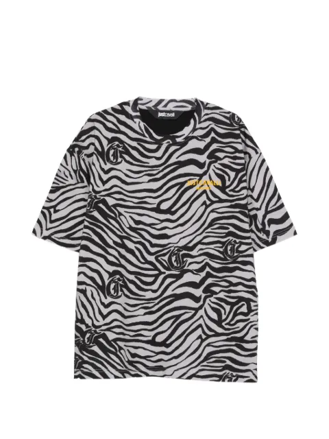 Just Cavalli zebra-pattern T-shirt