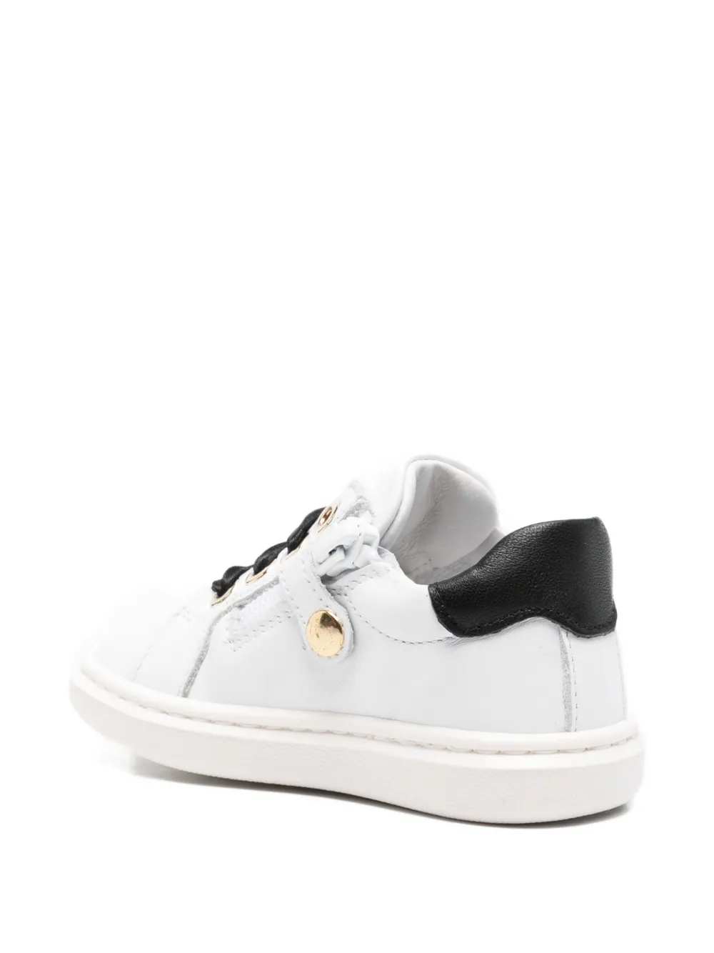 Elisabetta Franchi La Mia Bambina Sneakers met logodetail Wit