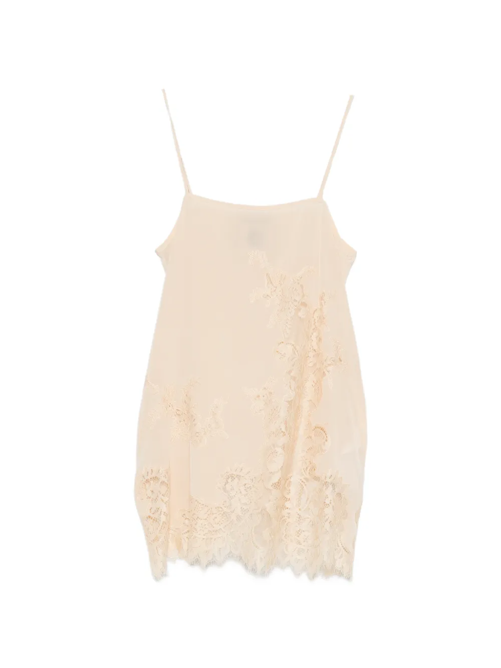 Semicouture Top in pizzo - Toni neutri