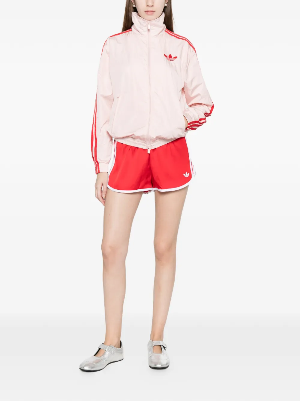  Adidas Logo-embroidered Track Shorts 