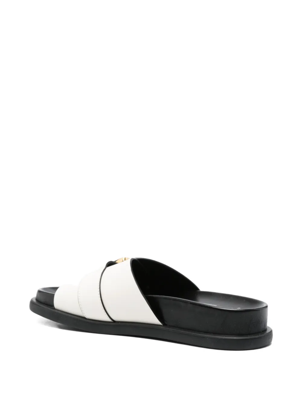 Elisabetta Franchi La Mia Bambina Sandalen met gesp Wit