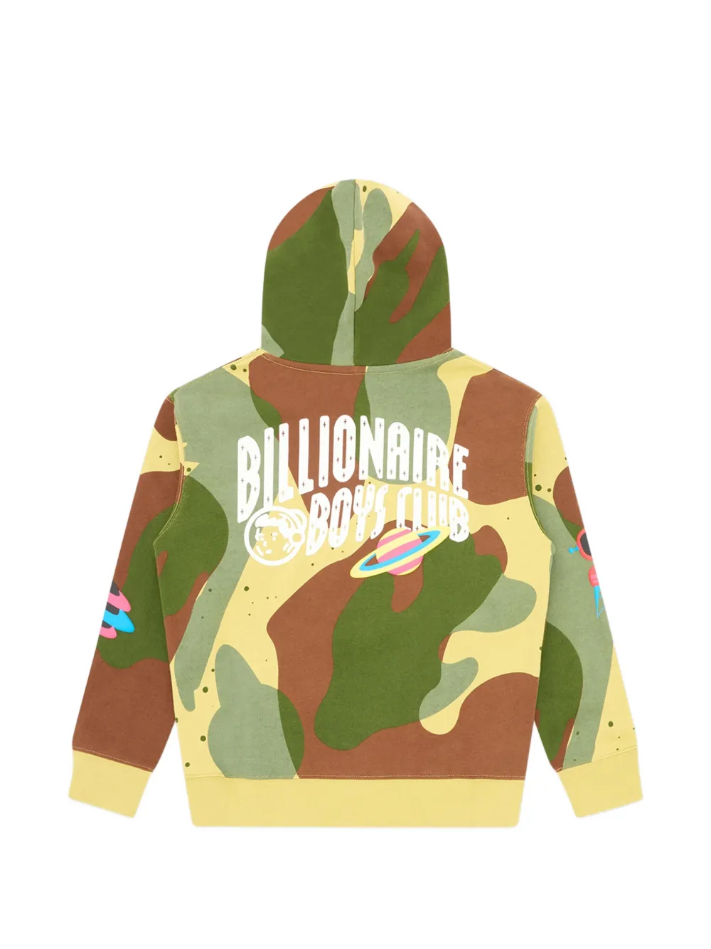 Billionaire Boys Club Kids Sweater met camouflageprint Geel