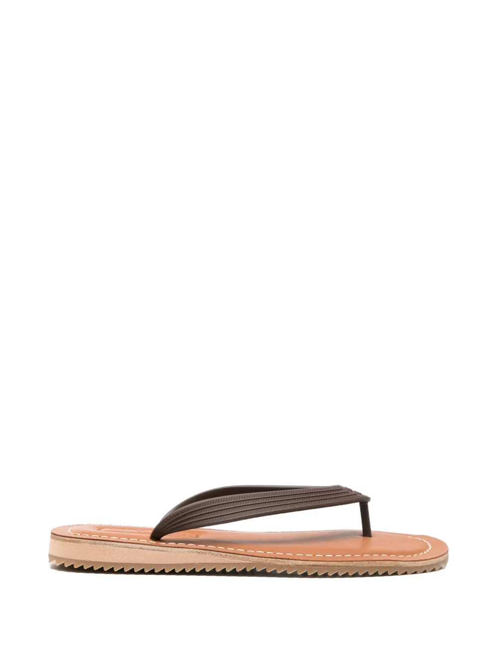 Miu thong-strap flip flops Beige