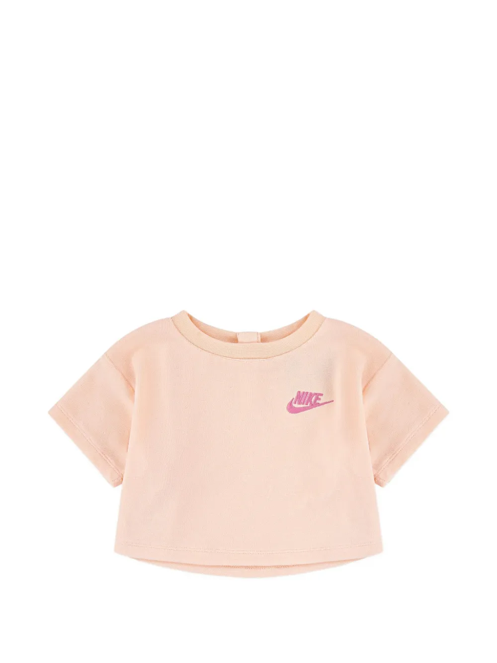  Nike Kids Logo T-shirt And Shorts Set - Neutrals 