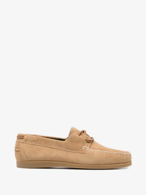 VINNY'S almond-toe boat shoes
