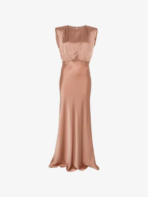 Semicouture Casilda gathered maxi dress