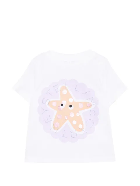 Stella McCartney Kids starfish-graphic T-shirt