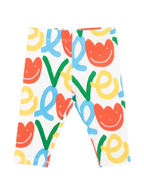 Stella McCartney Kids leggins con estampado floral