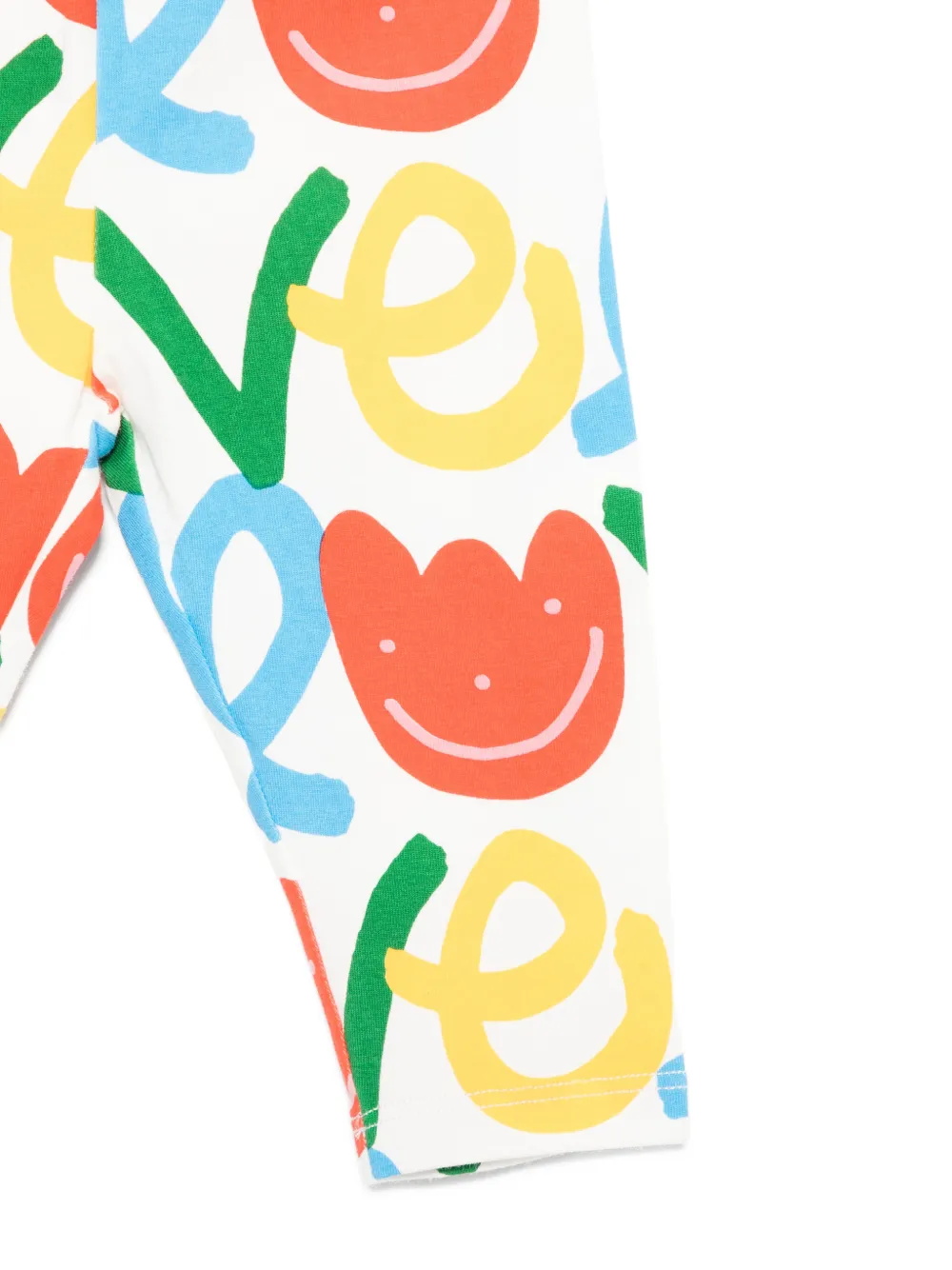 Stella McCartney Kids Legging met bloemenprint Wit