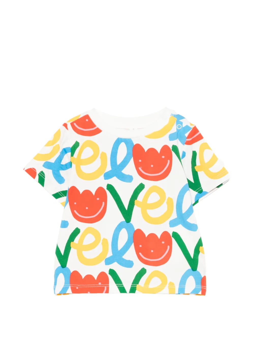 Stella McCartney Kids printed T-shirt - Bianco