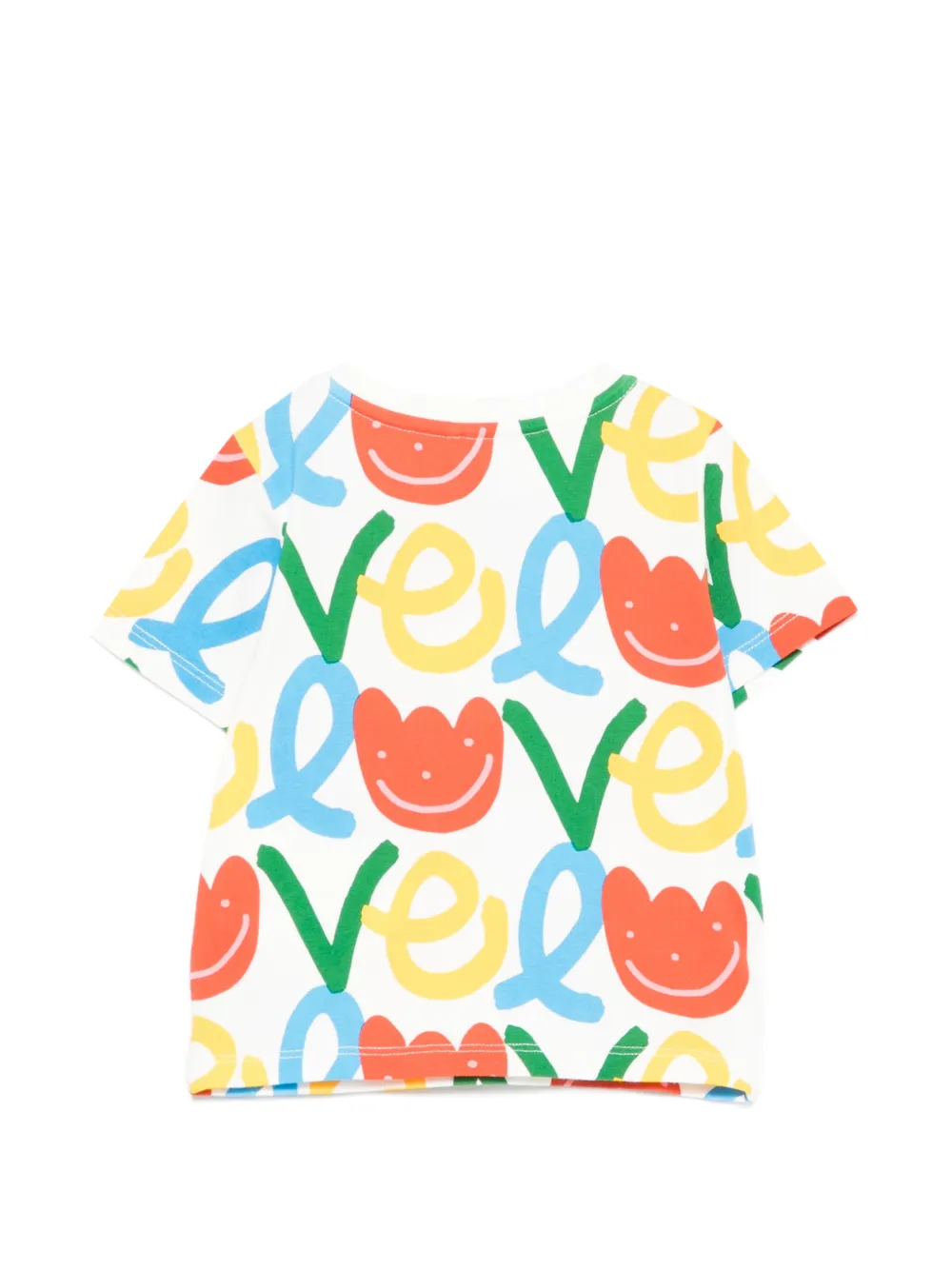 Stella McCartney Kids T-shirt met print Wit