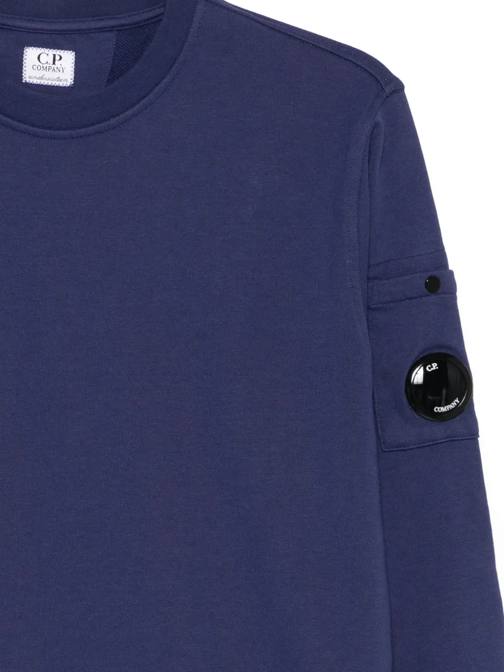  C.p. Company Kids Lens-detail Sweatshirt - Blue 