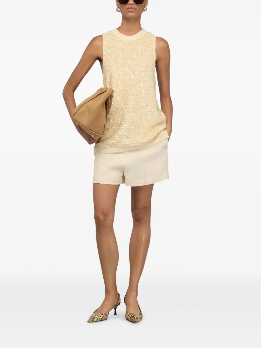  Semicouture Alona Top - Neutrals 