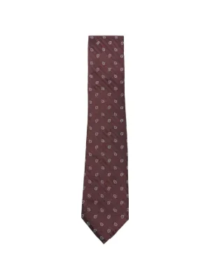 Zegna ペイズリー ネクタイ | レッド | FARFETCH JP