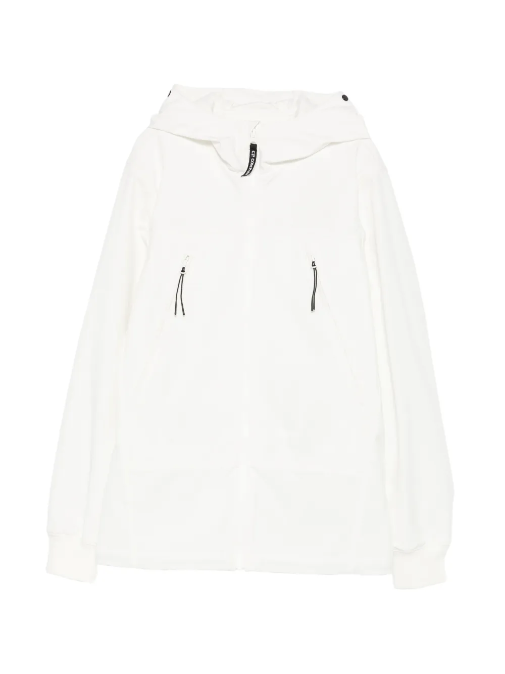 C.P. Company Kids zip-up hooded jacket - Weiß