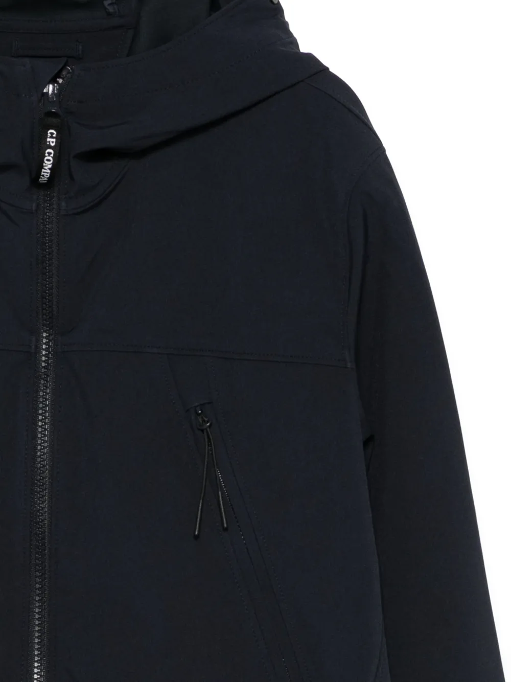 C.P. Company Kids Jack met capuchon en rits Blauw
