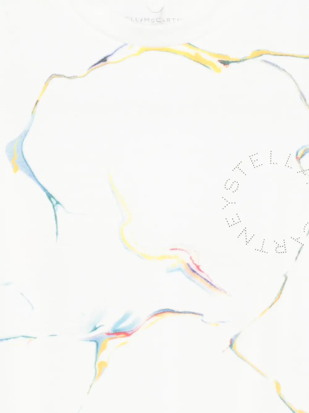 Stella McCartney Kids T-shirt met print Wit