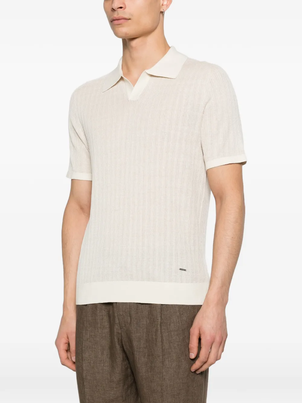  Simkhai Ribbed T-shirt - Neutrals 