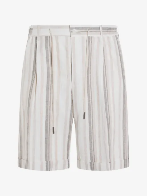 Tagliatore shorts con cordones en la pretina y motivo de rayas
