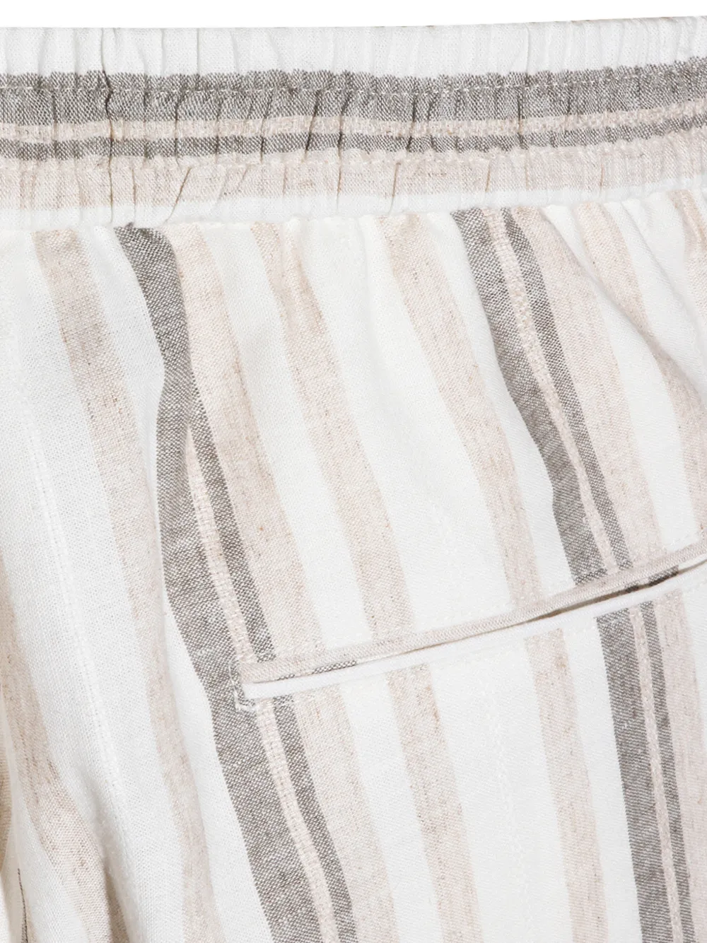 Tagliatore Gestreepte shorts Beige
