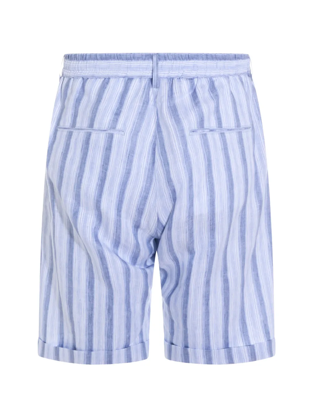 Tagliatore Gestreepte shorts Blauw