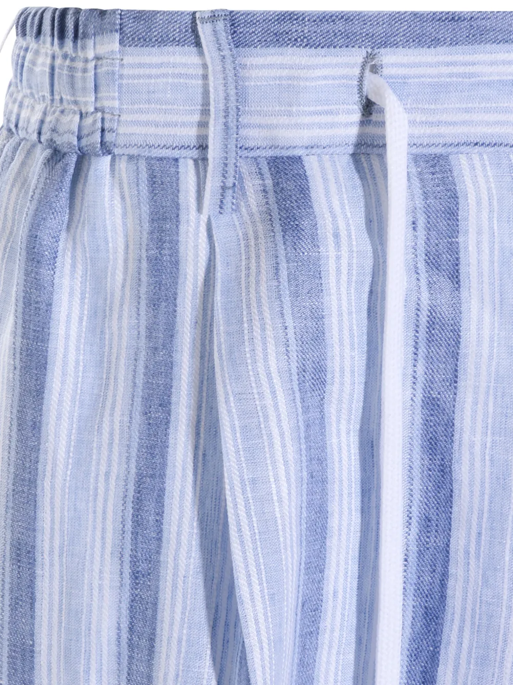 Tagliatore Gestreepte shorts Blauw
