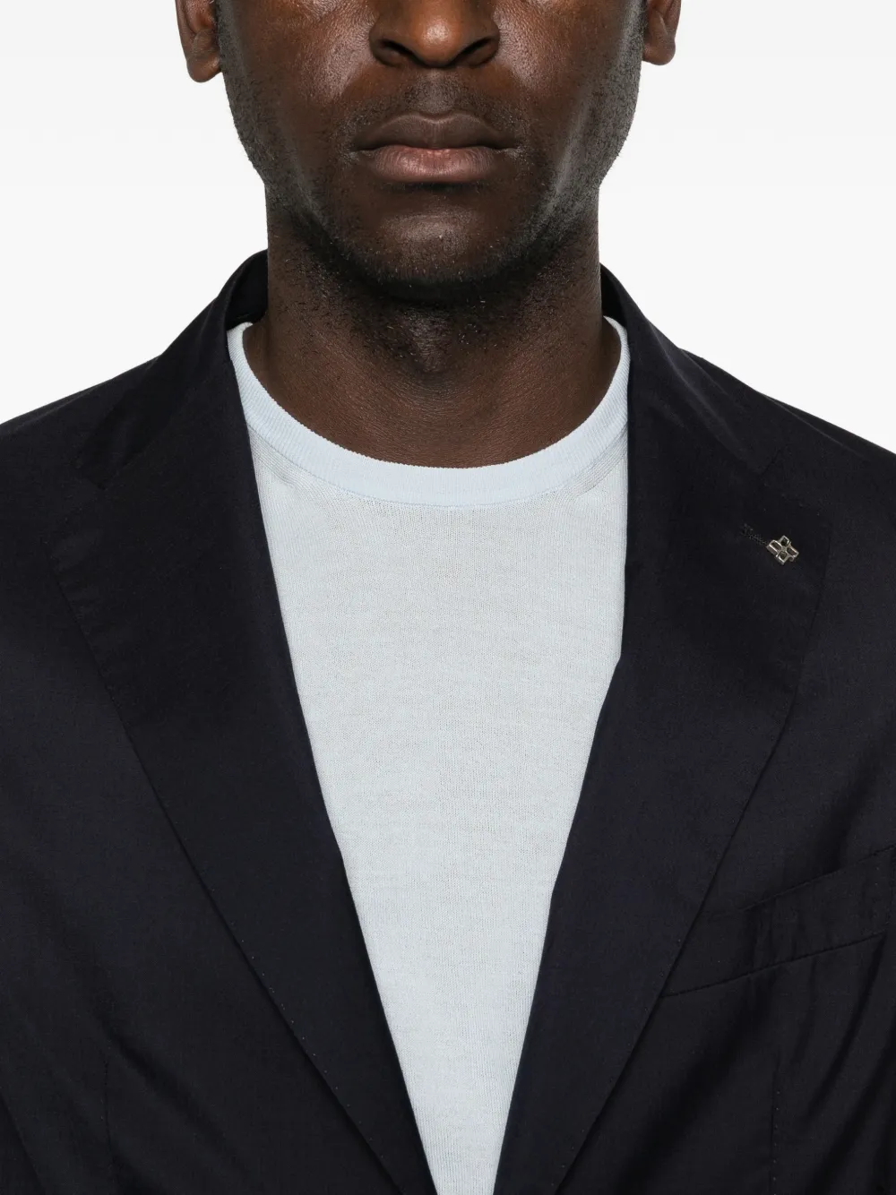 Tagliatore Blazer met opgestikte zak en twee knopen Blauw