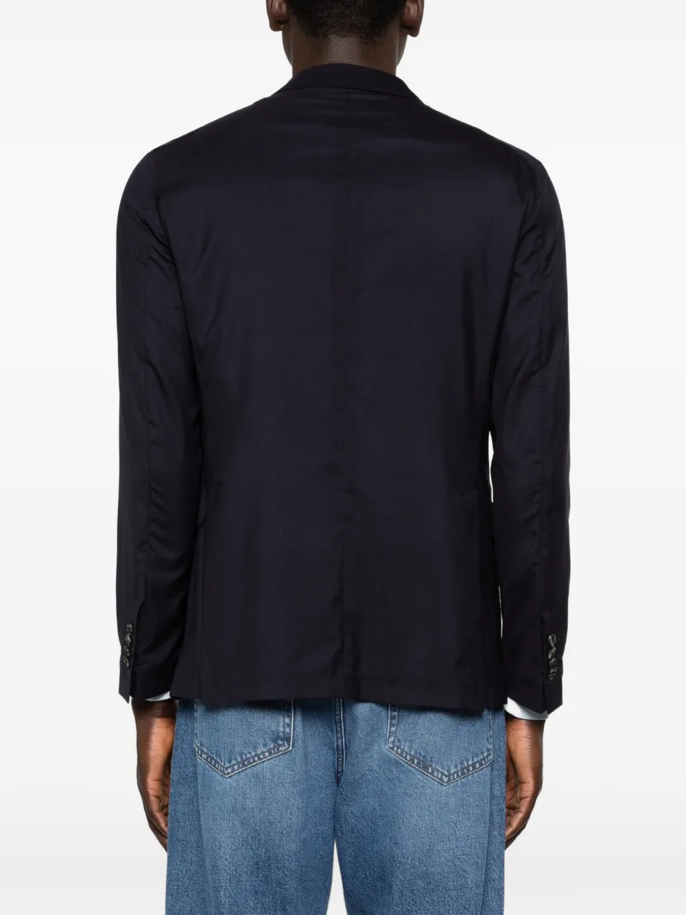 Tagliatore Blazer met opgestikte zak en twee knopen Blauw