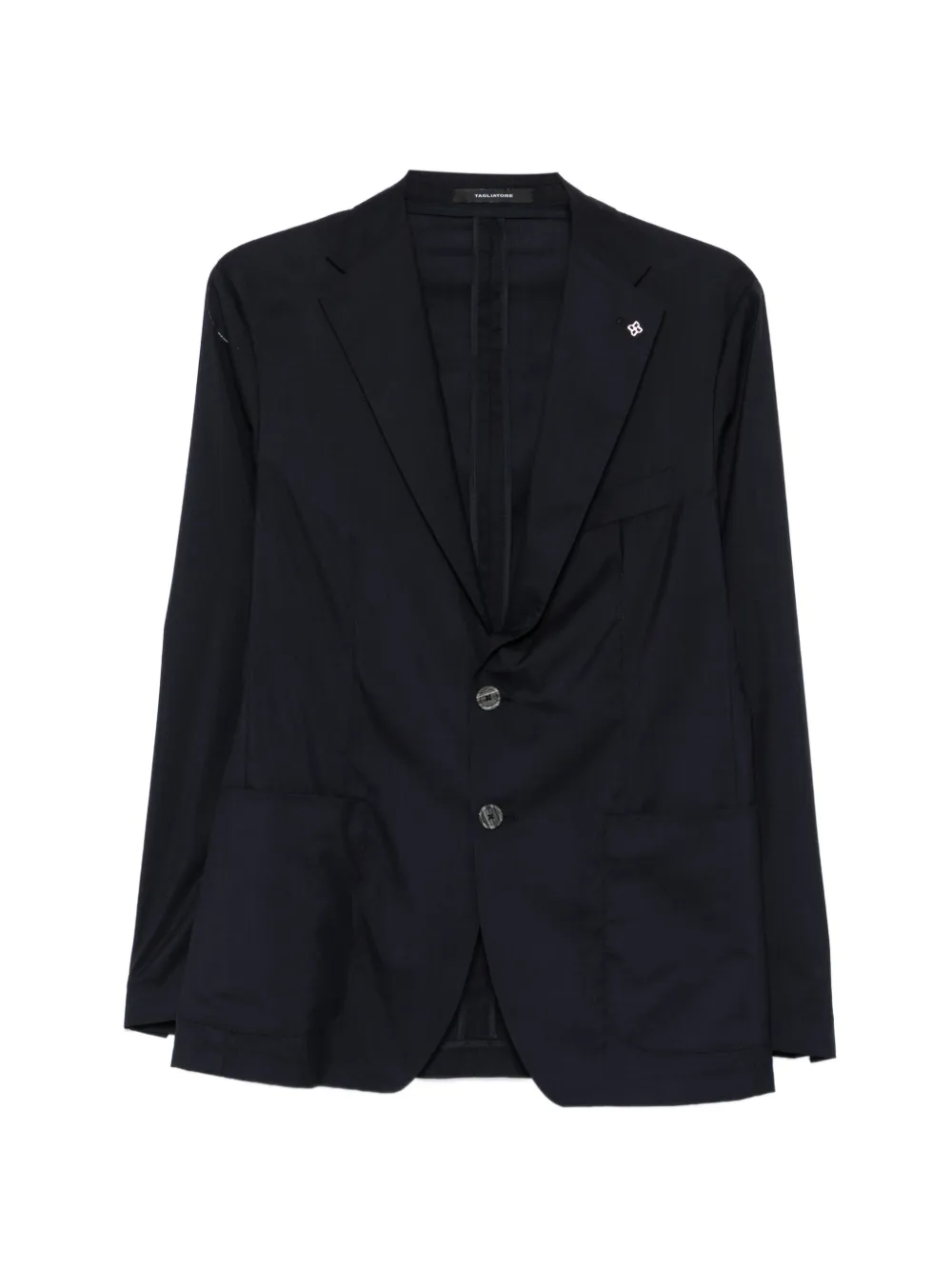 Tagliatore two-button patch-pocket blazer - Blu