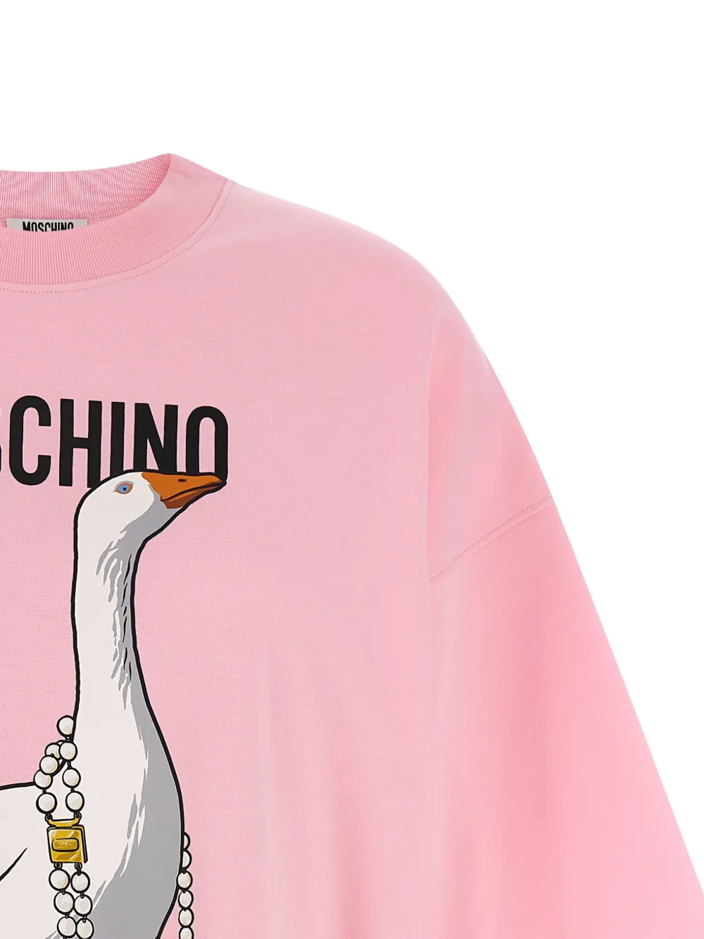 Moschino T-shirtjurk met print Roze